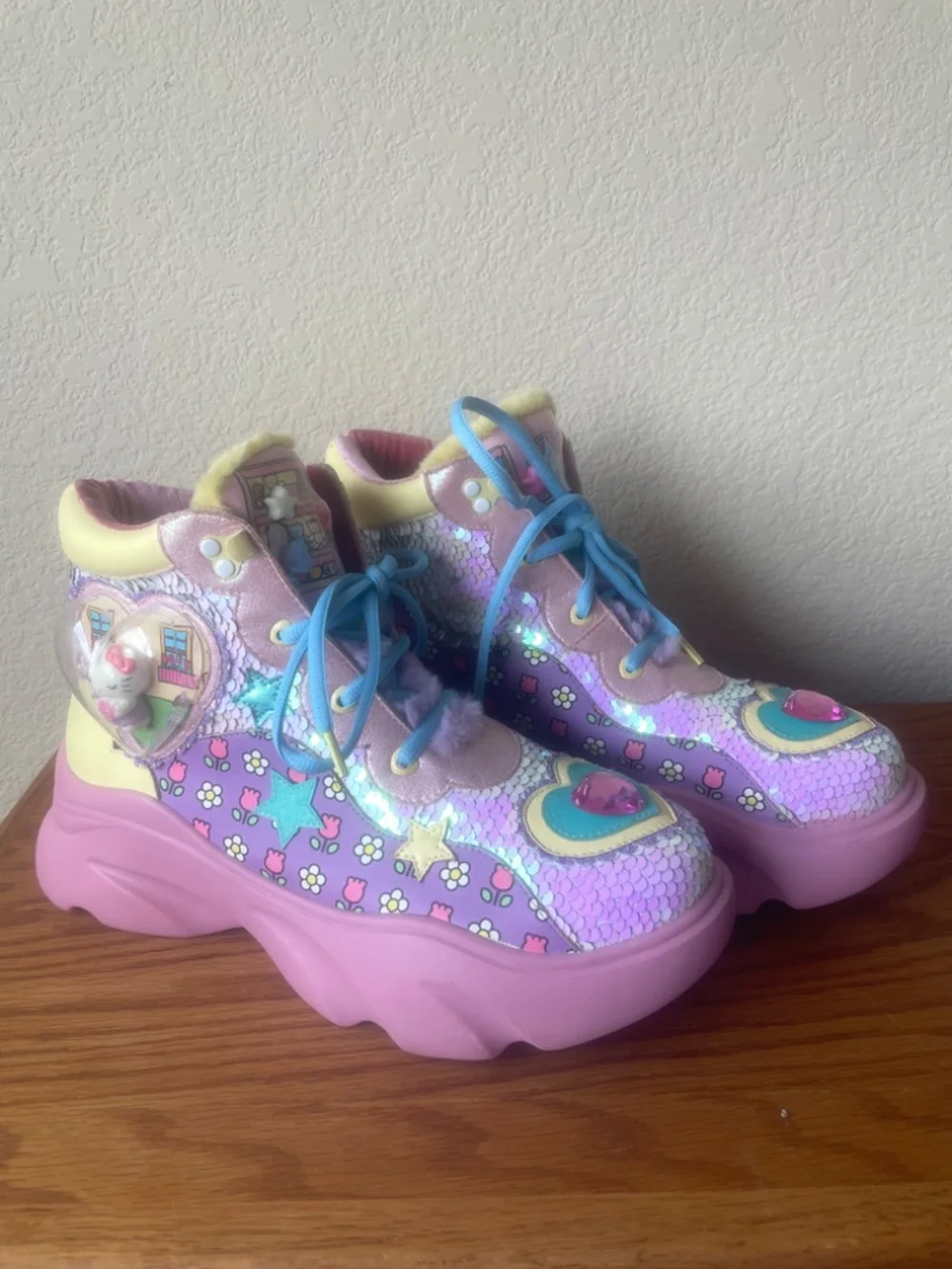 Irregular Choice x Sanrio - Hello Kitty Sneakers, US 9 / 40 - Picture 2 of 15
